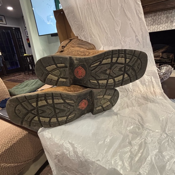 Brown Leather Justin’s Snake resistant Men's Boots - Picture 5 of 11